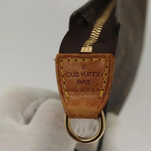 LOUIS VUITTON Monogram Bucket PM Accessory Pouch LV Auth SW1059 - Picture 8 of 16